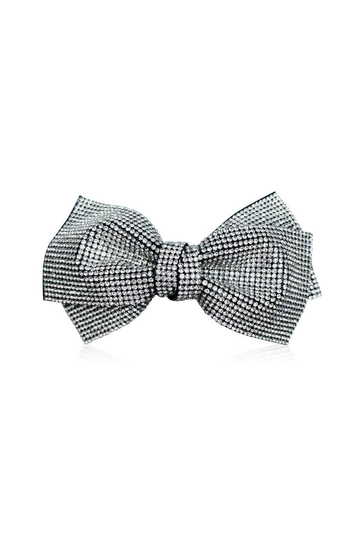 Cute Bow Hair Clip Pin for Women and Girls - Rhinestone