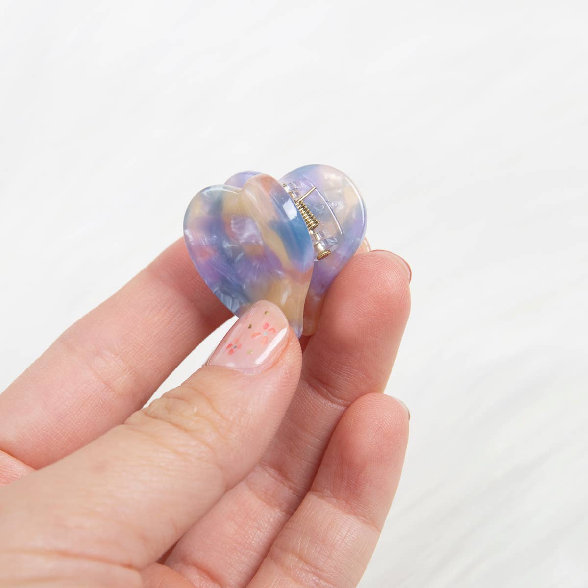 Hair Claw Clip for Women and Girls - Cute Small Pin Heart