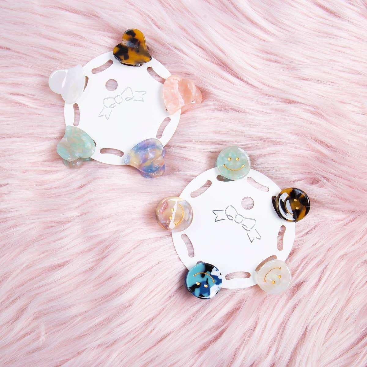 Hair Claw Clip for Women and Girls - Cute Small Pin Heart