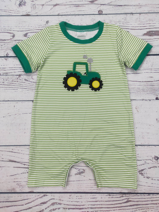 Baby Boy Farm Romper