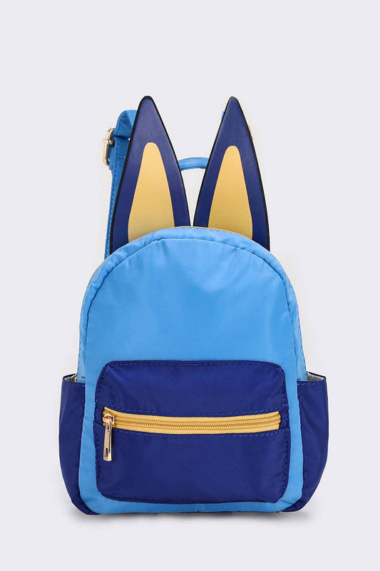 Blue Character Small Backpack