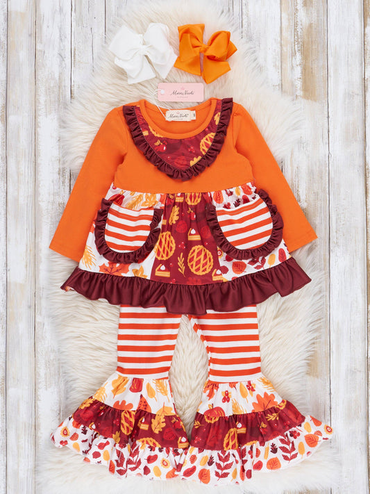 Pocket Flara Bells Outfit - Sweet Autumn Pie